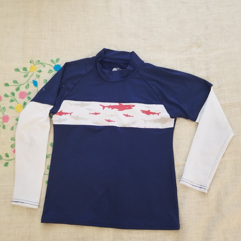 Pre-owned Sun Protection Zone L/S Rashguard. Size 12